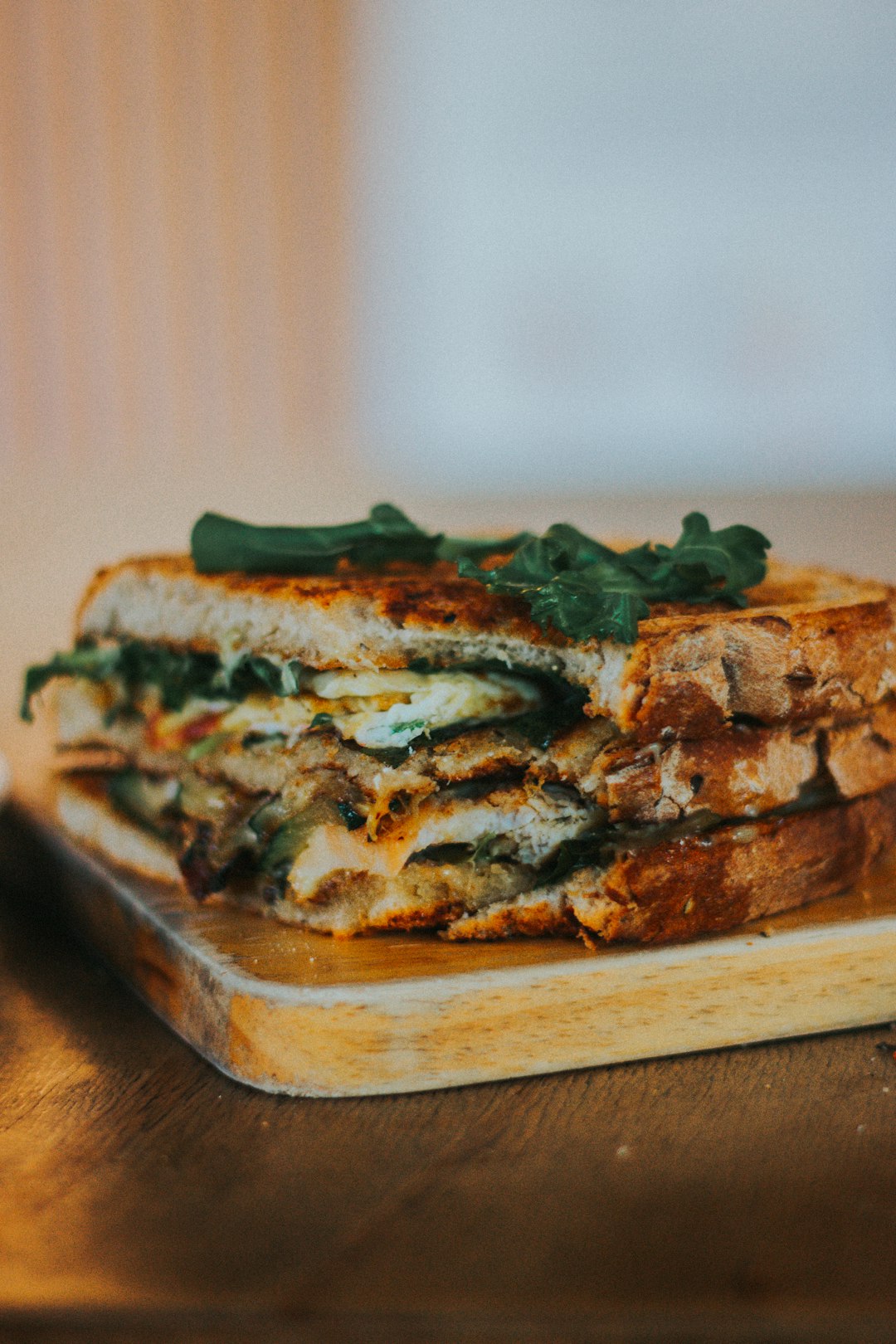 California Coastal sandwich with avocado and fresh seafood
